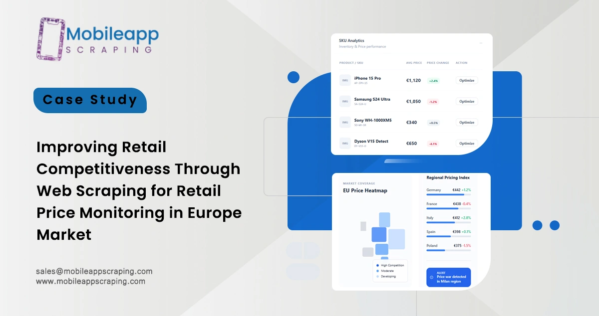 Improving Retail Competitiveness Through Web Scraping for Retail Price Monitoring in Europe Market